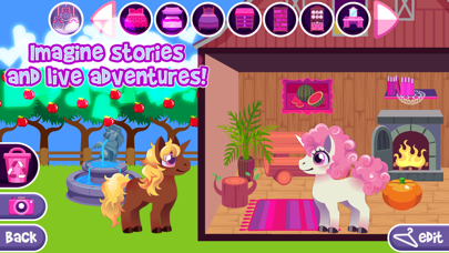 My Magic Castle - Pony & Unicorn Doll House and Decoration Game Screenshot 4