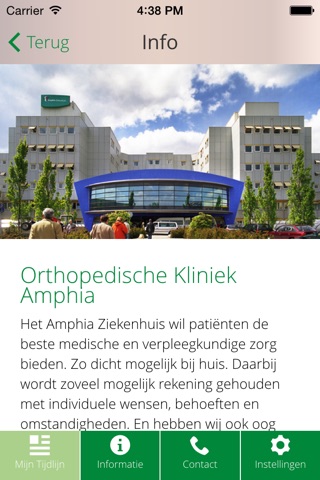 Orthopedische kliniek Amphia screenshot 3