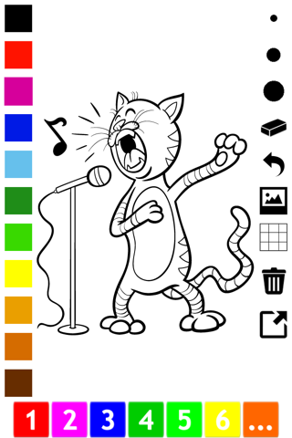 Animals sing a song: coloring book for children screenshot 4