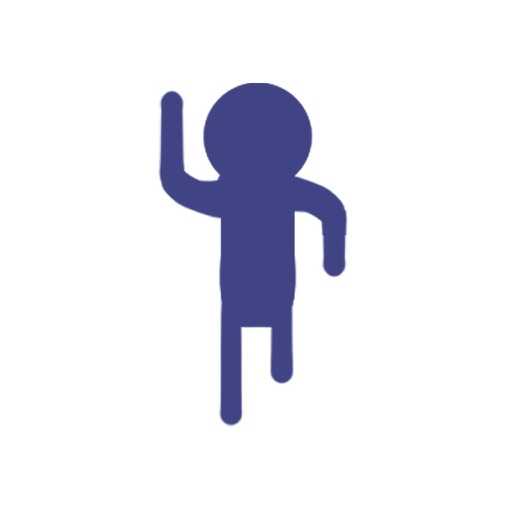 Stick Running Man – Zigzag Rush Tile Jump icon