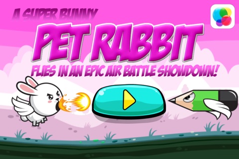 A Pet Super Bunny Rabbit Flies In An Epic Air Battle -HD Free screenshot 2
