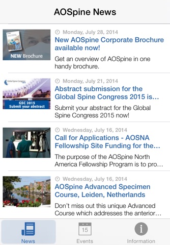 AOSpine News screenshot 2