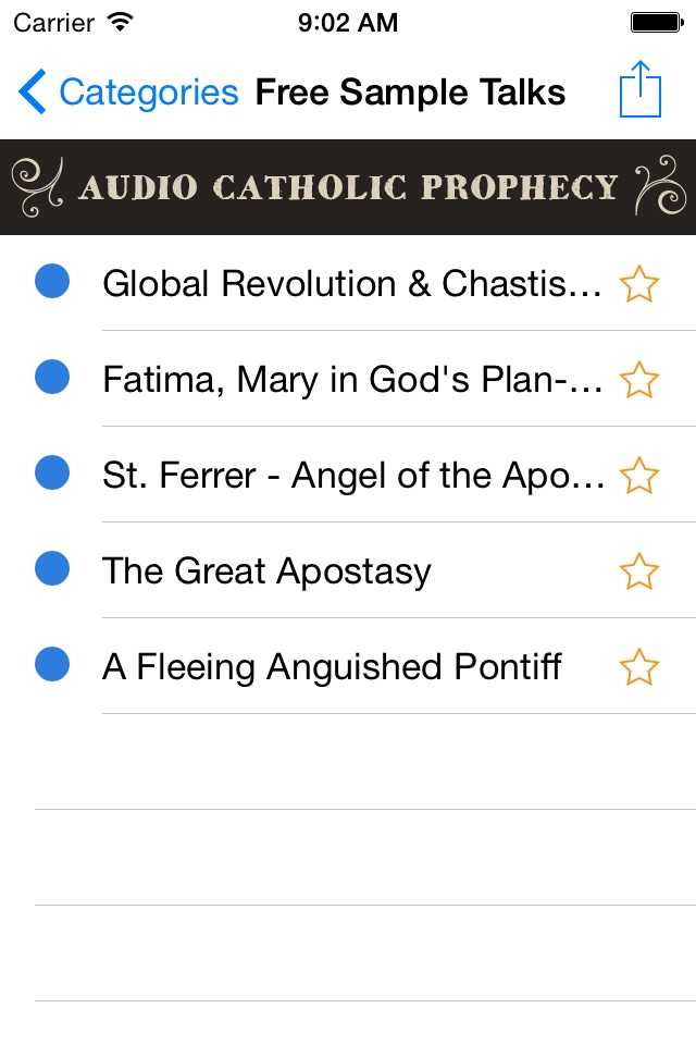 Audio Catholic Prophecy screenshot 2