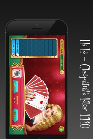 Hi Lo - Cleopatra's Poker PRO screenshot 3