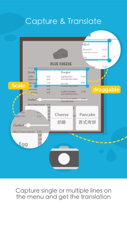 Blue Cheese - Visual Menu Translator & Dictionary