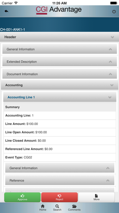 How to cancel & delete CGI Advantage Worklist Approvals from iphone & ipad 4