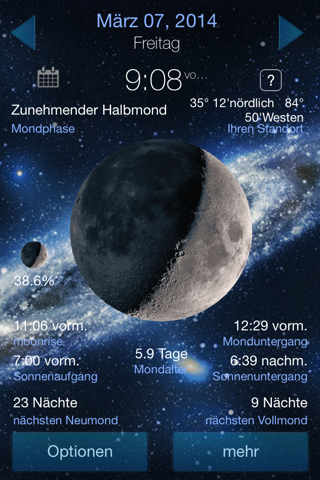 Lunar Phase calendar for the moon screenshot 3