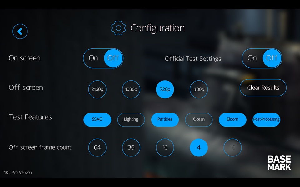 Basemark Metal Free screenshot 4