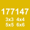 177147 3x3 4x4 5x5 6x6 - A Challenging Combination Of 2048 and Threes!