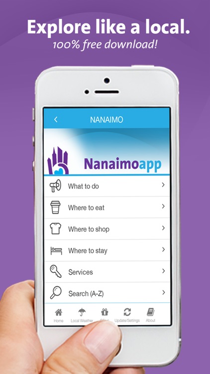 Nanaimo App – British Columbia– Local Business & Travel Guide