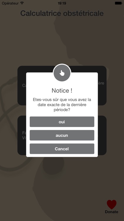 Calculatrice obstétrique screenshot-3