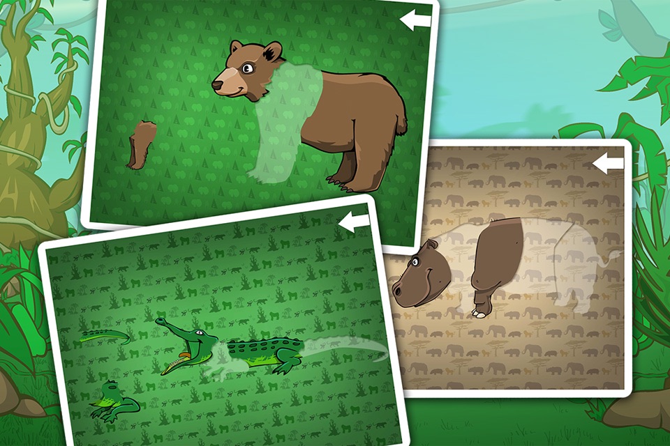 Wild animals in the forest, the jungle and the savannah screenshot 2