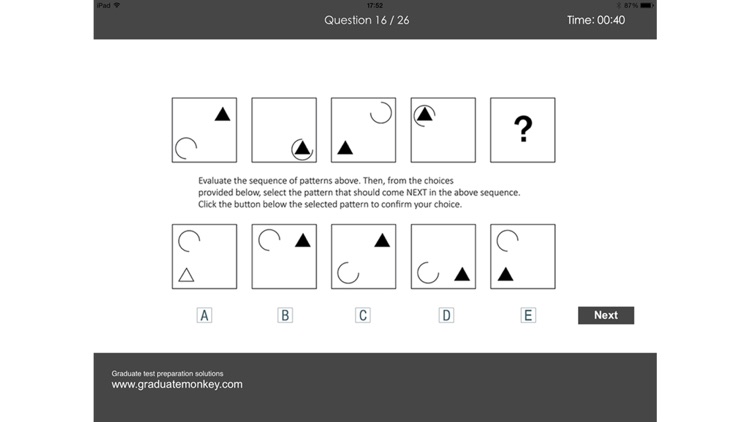 Logical (Abstract) Reasoning Test screenshot-4