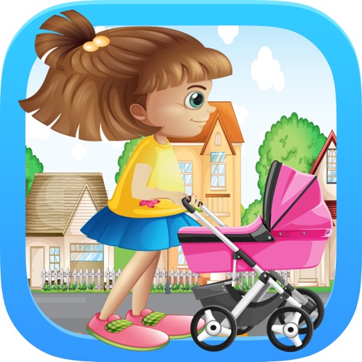 Busy Baby Buggy Neighborhood Walk Obstacle Course icon