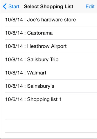 Shopping List App screenshot 4