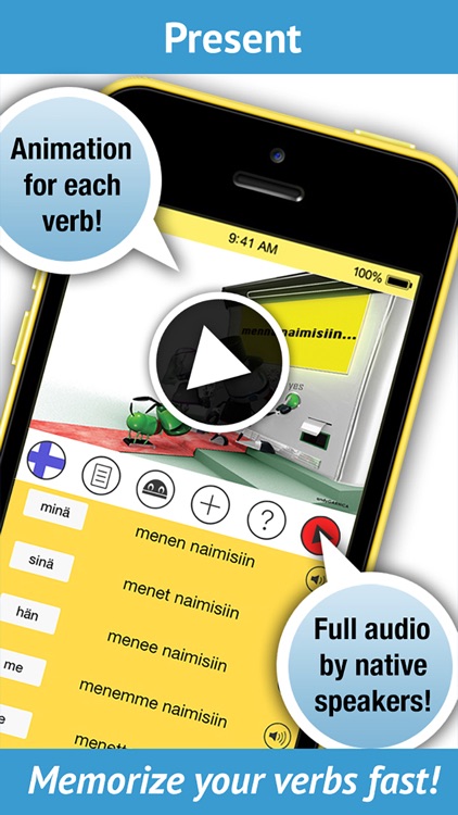 LearnBots Finnish - Verbs + Pronunciation by a Native Speaker!
