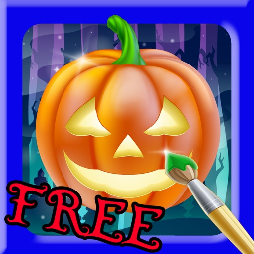 123 Halloween Coloring Book - Spooky Monster Pics for Preschool Kids FREE