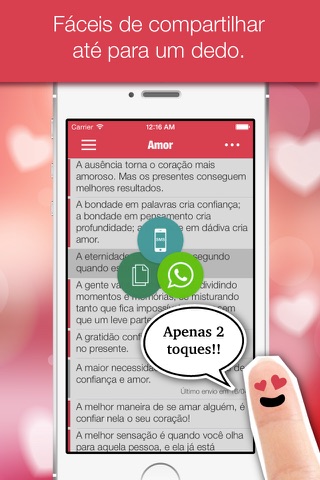 Mensagens de Amor para WhatsApp screenshot 3