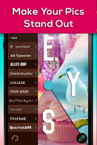 Fonts For Pictures Effects - Cool Font Candy & Typography Editor screenshot 4