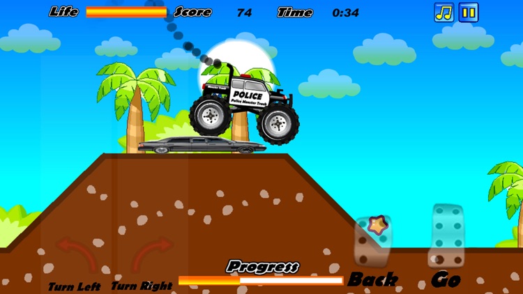 police monster truck screenshot-4