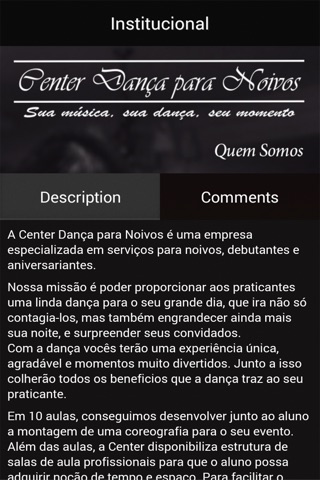 Center Dança para Noivos Curitiba screenshot 3