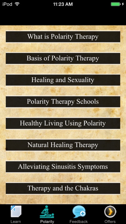 Polarity Therapy Techniques - Natural Healing