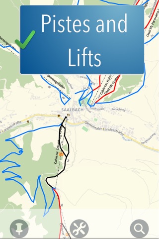 Saalbach-Hinterglemm Ski Map screenshot 2