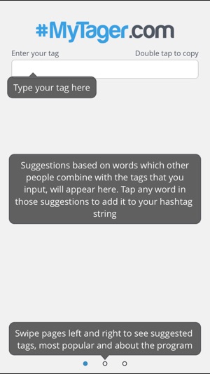 MyTager - Pick hashtags for Instagram an