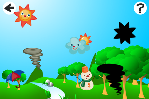 Animated Baby & Kid-s Game To Learn About the Weather in an App First steps for child-ren screenshot 4