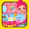 New Born Cute baby Shower free kids games