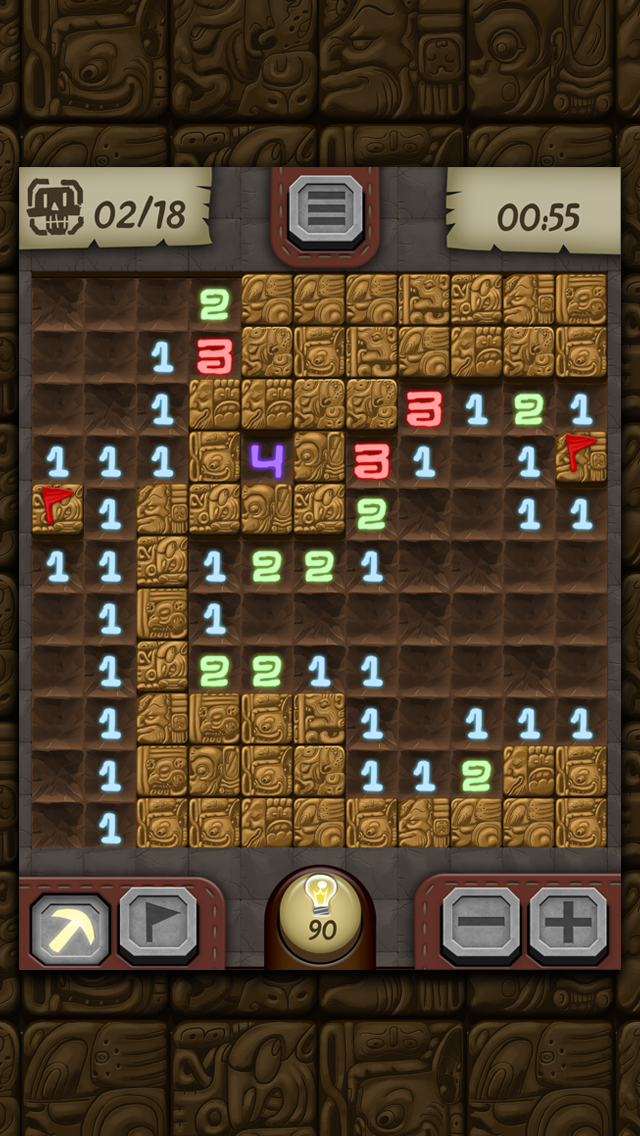 How to cancel & delete Temple Minesweeper - El Dorado Adventure with Mine Sweeper Gameplay from iphone & ipad 2