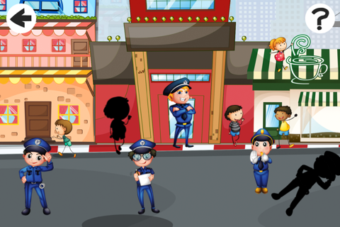 A Find the Shadow Game for Children: Learn and Play with Police screenshot 3