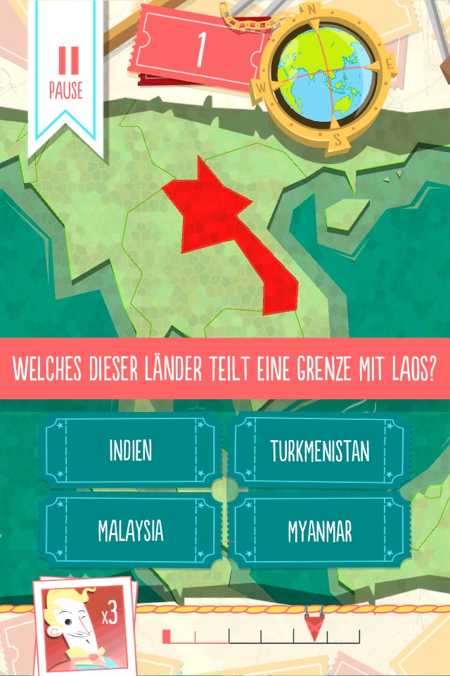 Worldly - Countries Quiz! screenshot 3