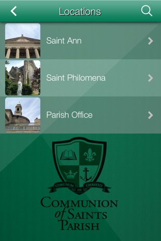 Communion of Saints Parish screenshot 2