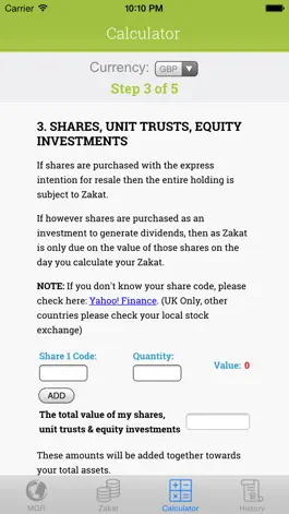 Game screenshot MGR Zakat Calculator hack