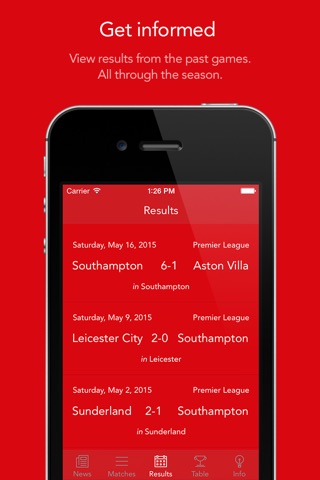 Go Southampton! — News, rumors, matches, results & stats! screenshot 3
