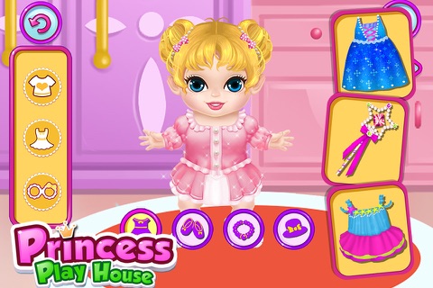 Princess Play House - Care & Play with Baby Princess! screenshot 2