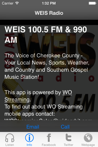 WEIS Radio screenshot 2