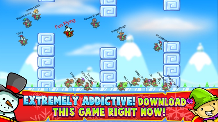 Christmas Race – Fun Flying Santa Claus Game screenshot-3