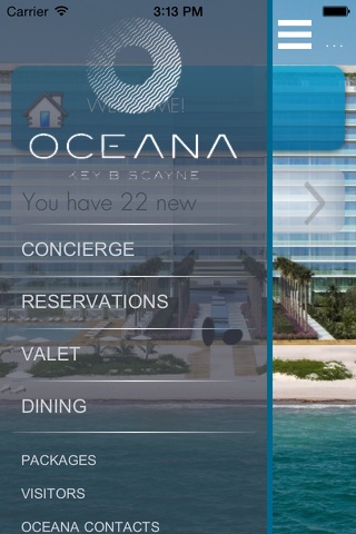 Oceana Key Biscayne Mobile screenshot 2