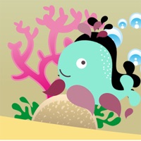 Animals of the Sea Shadow Game Play and Learn shapes for Children