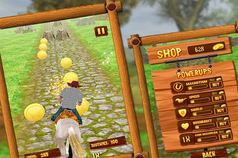 Horse Run 3D - Russian Wild Tiger Chase the Racing Equestrian in Jungle Valley screenshot 4