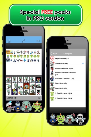 Emoji Kingdom 13  Free Skull Halloween Emoticon Animated for iOS 8 screenshot 2