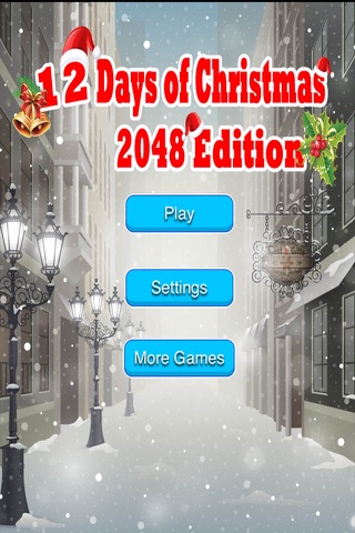 Twelve Days of Christmas - 2048 Holiday Style Puzzle Game Free screenshot 2