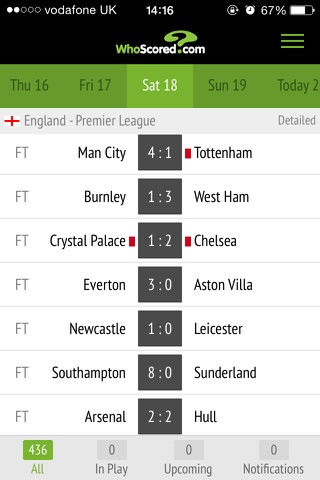 WhoScored Football App screenshot 3