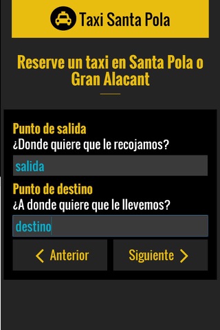 Taxi Santa Pola screenshot 2