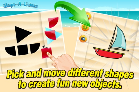 Shape-A-Licious: My first puzzles, shapes and tangrams for kids screenshot 2