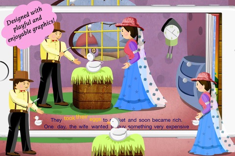 The Goose with the Golden Eggs by Story Time for Kids screenshot 4