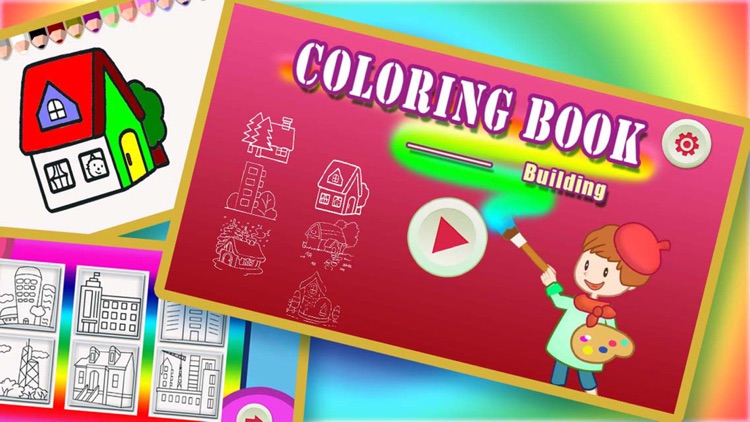 Coloring Book 8 - Making the buildings colorful