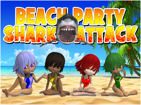 Beach Party Shark Attack HD screenshot 3
